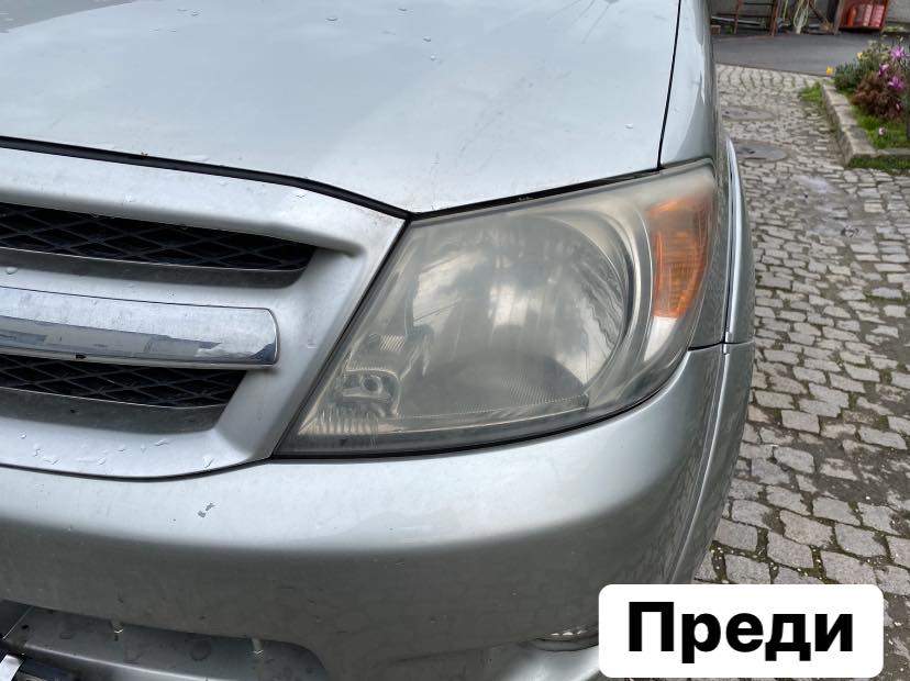 полиране на фарове на toyota